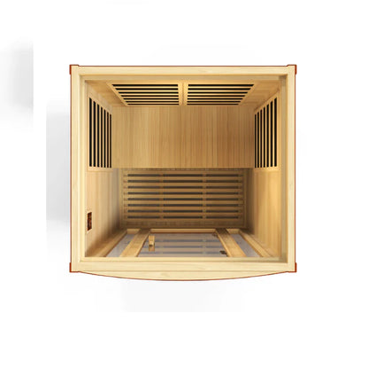 Dynamic San Marino Elite 2-Person Ultra Low EMF (Under 3MG) FAR Infrared Sauna