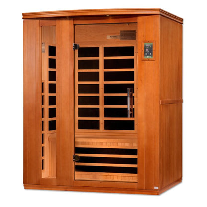 Dynamic Lugano 3-Person Full Spectrum Near Zero EMF (Under 2MG) FAR Infrared Sauna