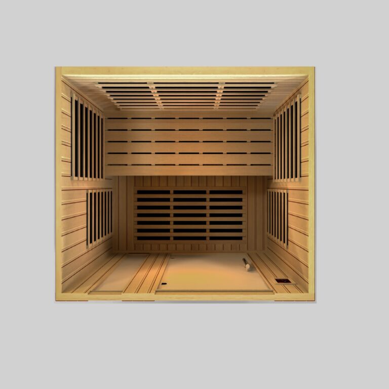 Dynamic Lugano 3-Person Full Spectrum Near Zero EMF (Under 2MG) FAR Infrared Sauna