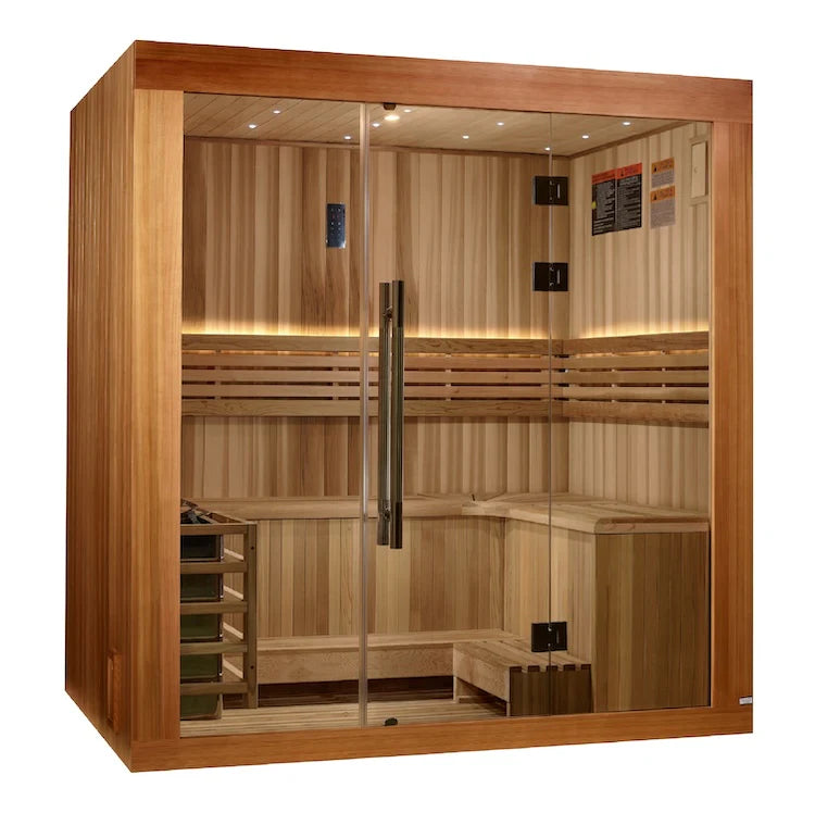 Golden Designs Copenhagen 3 Person Traditional Sauna