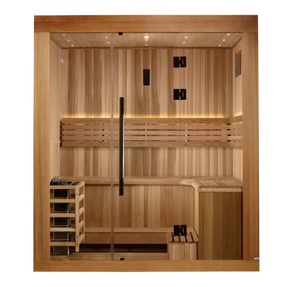 Golden Designs Copenhagen 3 Person Traditional Sauna