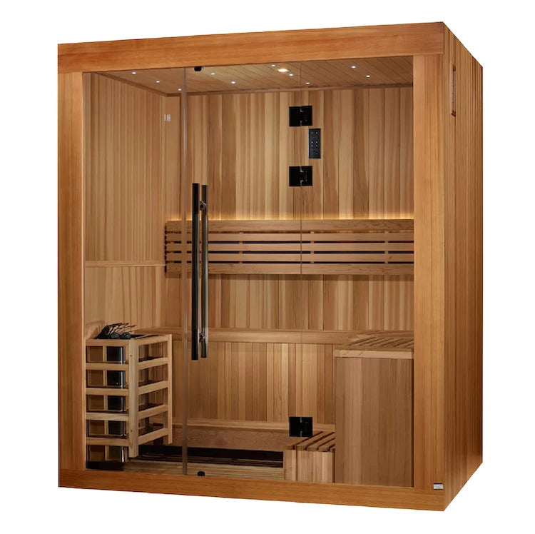 Golden Designs Copenhagen 3 Person Traditional Sauna