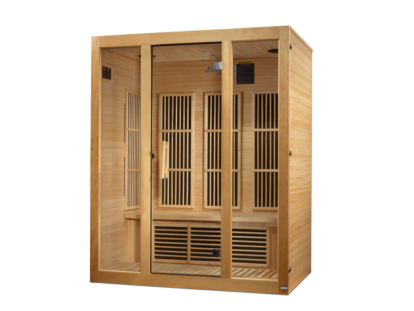 Maxxus Bellevue 3-Person Near Zero EMF (Under 2MG) FAR Infrared Sauna