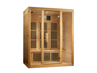 Maxxus Bellevue 3-Person Near Zero EMF (Under 2MG) FAR Infrared Sauna