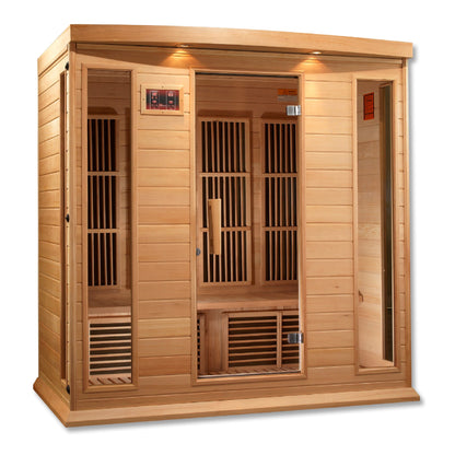 Maxxus 4-Person Near Zero EMF (Under 2MG) FAR Infrared Sauna